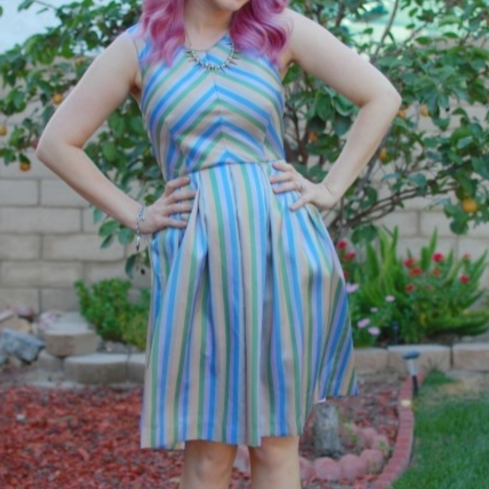 ModCloth Radiant Ribbons Dress S